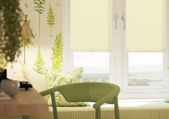 Solaris, Buttercup - Clip Fit Pleated Blind - Image 5